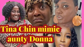 Tina Chin vs aunty Donna | Tina Chin mimic aunty Donna