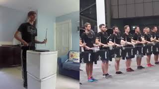 Top Secret Drum Corps -  16 year old Drummer plays along side  #2