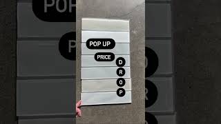 POP UP PRICE DROPS 🎤. . . better than a mic drop? #Tiles #VideoShorts