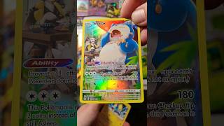 Lost Origin keeps giving the hits! Snorlax TG #tcgpokemon #rarepulls #snorlax #trainergallery