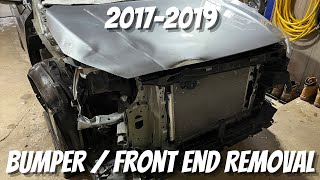 How To Remove Front Bumper, Fender, Hood, and Headlight | 2017 Subaru Impreza