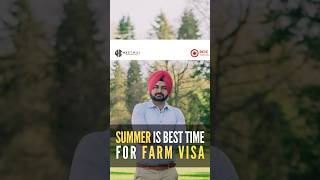 Summer is the best time to apply Farm Work Visa | #immigrationtips #canada #visa #consultant #travel