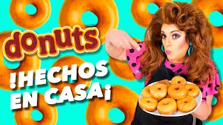 DONUTS CASEROS PERFECTOS🟠( donas auténticas💯)🟠RECETA FÁCIL / paso a paso ✅