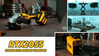 RTX2055 Cordless Angle Grinder - Making Decorative Table