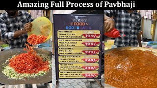 Amazing Full Process of Pavbhaji | Tasty Bhaji | Pav bhaji