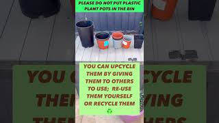 #shorts How to upcycle plastic plant pots