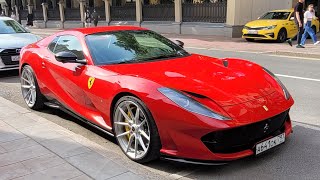 The best cars in Moscow in June (part 18) Ferrari 812 GTS, Ferrari 512TR