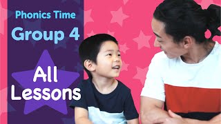 Group 4: All Videos | Phonics Time with Masa and Junya | Made by Red Cat Reading