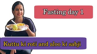 Navratri fasting day 1 of 9 || fasting food