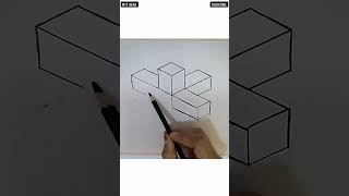 How to draw 3d Art Easy/Satisfying Art/3d Trick Art/#viral,#shorts,#mts_ideas,#mts