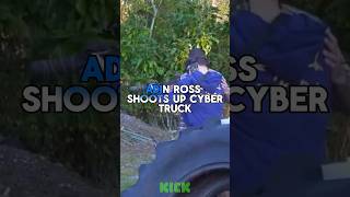 Adin Ross Destroys Tesla Cyber Truck #adinross #cybertruck #shorts