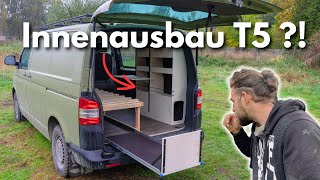 🔥 MULTIFUNKTIONALER Schrank mit Regalsystem im Postbulli - DIY Camperausbau T5