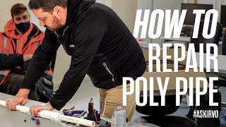 How to repair PVC pipe | #askirvo