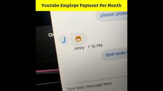 YouTube company worker | YouTube how much money give any worker #shorts #shortvideo #youtubeshorts