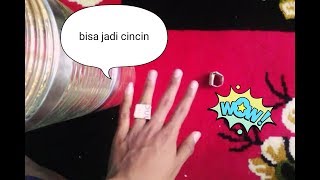 Trik Membuat Cincin Dengan Menggunakan Uang Kertas