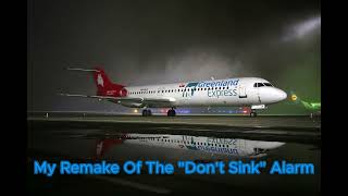 Fokker 100 Don't Sink Alarm Original VS Remake