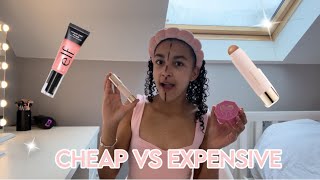 CHEAP VS EXPENSIVE MAKEUP!!