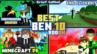 REAL BEN 10 MOD FOR MINECRAFT PE/BEDROCK  | BEST BEN 10 MOD FOR MINECRAFT PE | 2024 !