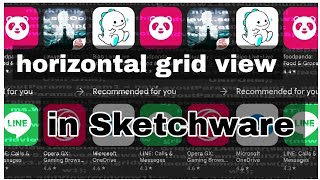 Horizontal Grid In Sketchware