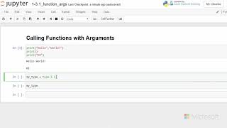 call function with arguments - Introduction to Python: Absolute Beginner Module 2 Video 1