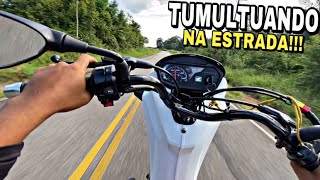 TUMULTUANDO TUDO NA ESTRADA COM MINHA POP 110i