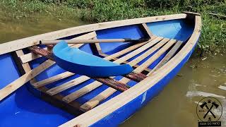 Barco feito com bombonas de plastico!!! #guiadomato ♻️🇧🇷🛶