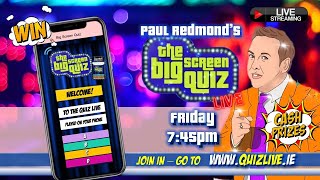 Paul's Big Screen Quiz - Live - Friday 6th Nov 7:45pm