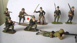 Airfix 1:32 Japanese Infantery ww2 Painted!