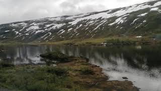 Train on the Bergen Line between Voss and Myrdal,part 2