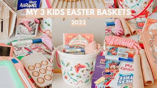 What's In My Kids Easter Baskets 2022 | Ages 1, 4, & 8