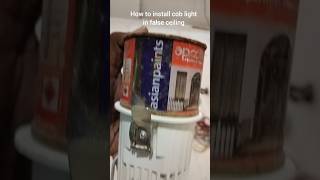 #How To Install Cob Light In False Ceiling #shorts