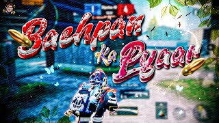 Bachpan Ka Pyaar (remix by ihitenmusic) | BGMI MONTAGE | ICYOSE #roadto600