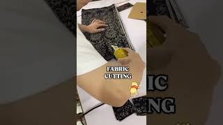 Fabric cutting #designerclothes #sewing #manufacturer