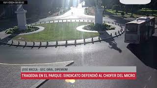 TRAGEDIA EN EL PARQUE: SINDICATO DEFENDIÓ AL CHOFER DEL MICRO