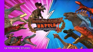 Dinosaurs Battle World Championship Season 2 Round 2 (6 Matches Full Version) FANMADE!!