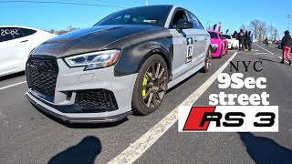 inside talk with DAZA AUDI RS3 9 second Audi @rs3talk 4k|short #race #racing #audi