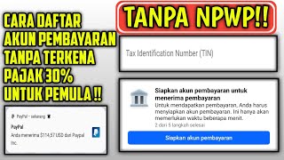 FACEBOOK! JANGAN ASAL PILIH CARA DAFTAR AKUN PEMBAYARAN FACEBOOK PROFESIONAL TANPA NPWP TERBARU 2024