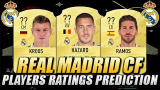 FIFA 21 | REAL MADRID CF PLAYERS RATINGS PREDICTION | w/ Hazard, Ramos & Kroos