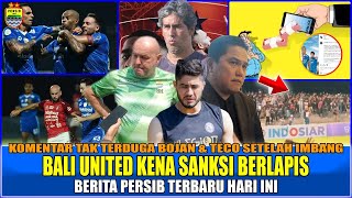 SUKSES GAGALKAN KEMENANGAN BALI😎KENA SANKSI BERLAPIS😱BOJAN PUJI KIPER LAWAN🤔GREGET SPONSOR BR PERSIB