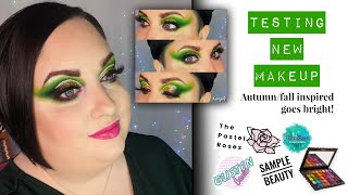 Autumn/Fall Inspired turned colourful Look! || Tying New Products || ThisIsKylieB || #makeupfun