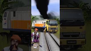 Kereta api berwajah truk#shorts#keretaapi#railway