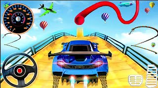 mega ramp car stunt game - stunt racing car game - android gameplay