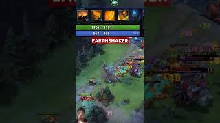 Crazy Earthshaker RAMPAGE !! #dota2short #shotrs #dota2