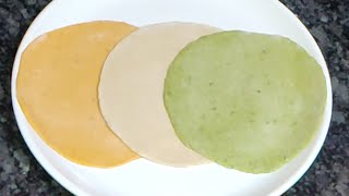 Tricolour Paratha/Chapati / Tricolour Paratha Recipe / How to make Tricolour Paratha