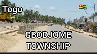 Gbodjome township to the main street Togo # Togo Vlog part 2