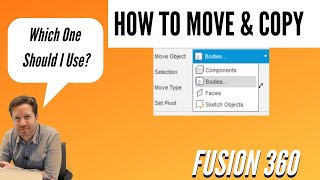 Ultimate Move Copy Tutorial (Fusion 360's Move Commands Explained)