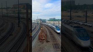 Amtrak Acela leaving 30th Street