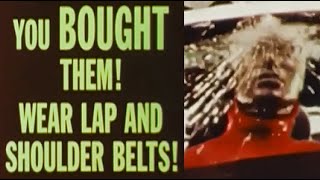 1970s PSA safety video on wearing seatbelts with crash dummies #seatbelts #crashdummy #psa #1970s