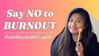 How to avoid burnout as a working international student in Canada | Balancing Work, Studies, & Life