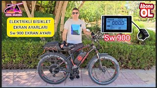 SW 900 EKRAN AYARLARI, PARAMETRE AYARLARI, RKS EKRAN AYARI TÜM ÖZELLİKLERİ #ebike #kit